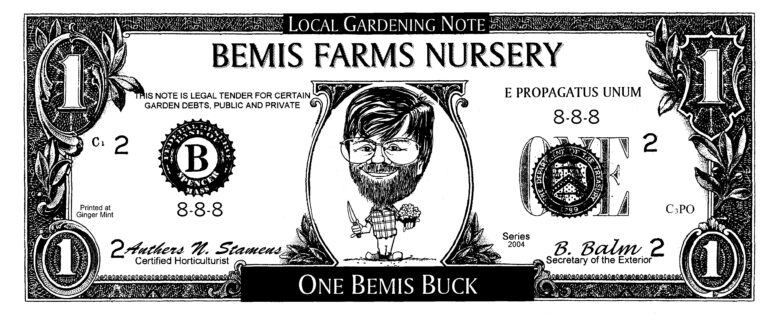Illustration of a "Bemis Buck"